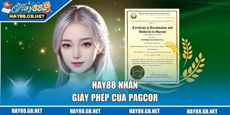 Hay88 nhận giấy phép của PAGCOR